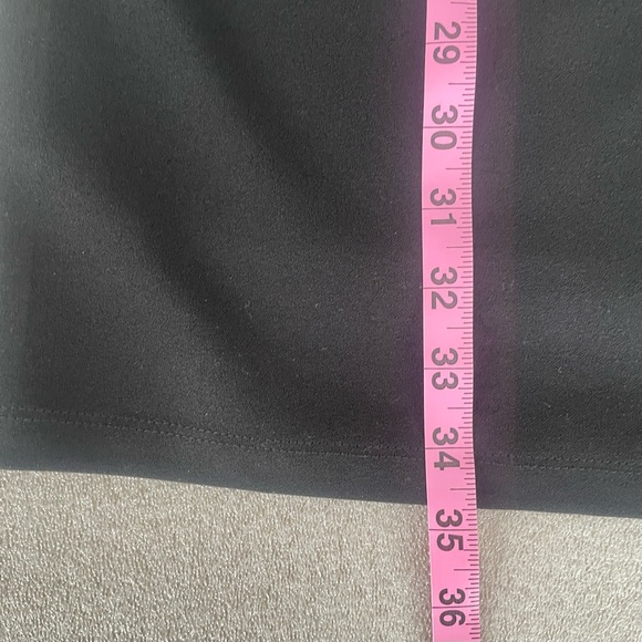 Sam Edelman Metallic Trim Black Shift Dress Size 2 - Picture 5 of 7